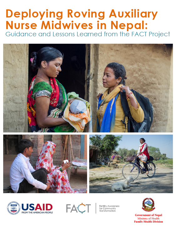 Screenshot of "Deploying Roving Auxiliary Nurse Midwives in Nepal" resource.